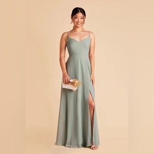 Birdy grey devin convertible dress sage chiffon
